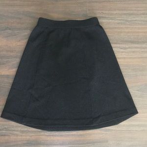 St John Evening Black Knit Skirt by Marie Gray